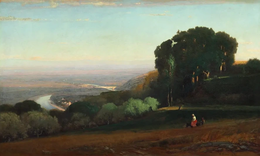 View of the Tiber Near Perugia