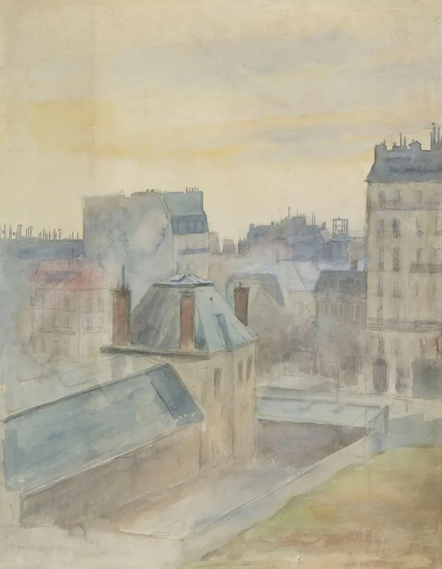 View of the Artist's Studio in Paris