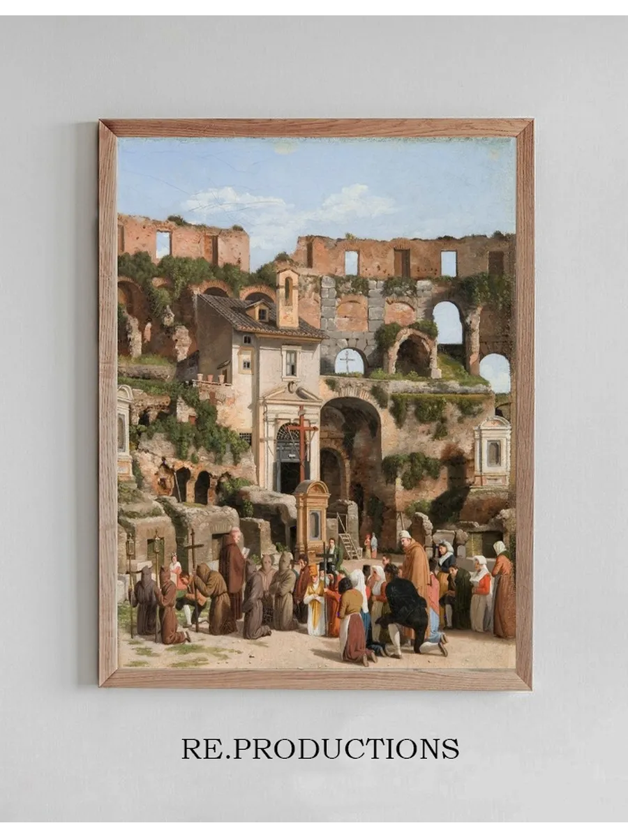 View of the Interior of the Colosseum