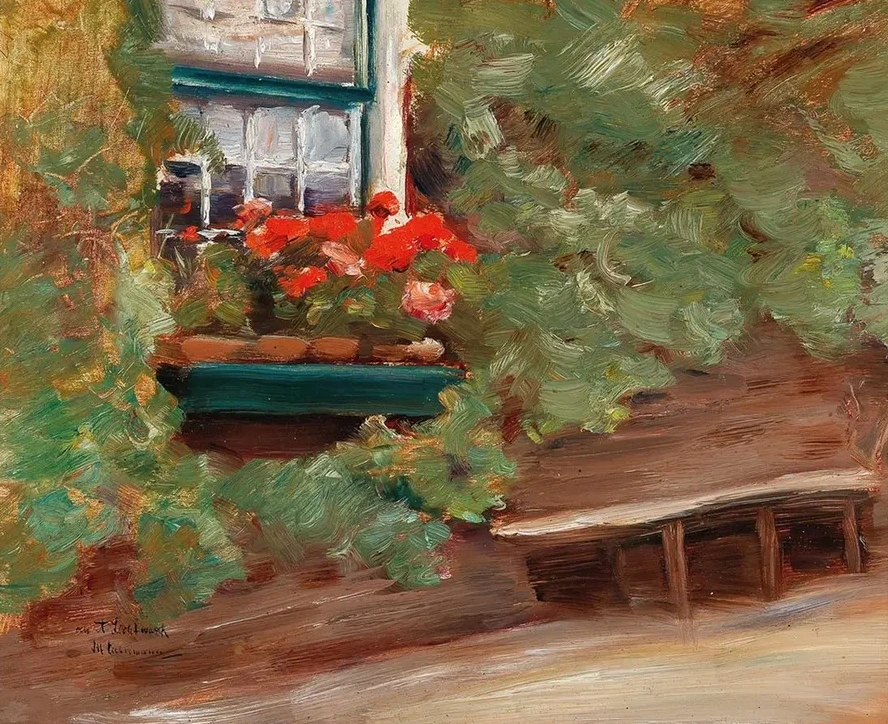 View on a Farmhouse in the Netherlands