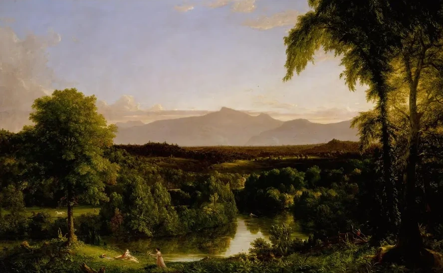 View on the Catskill Early Autumn