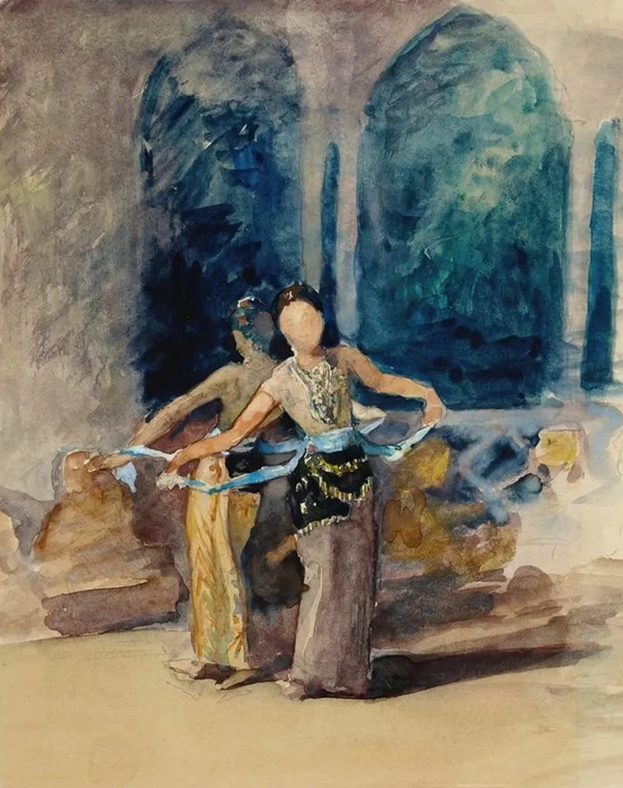 Village Dancing Girls at Garoet in the Preanger Regency, Java