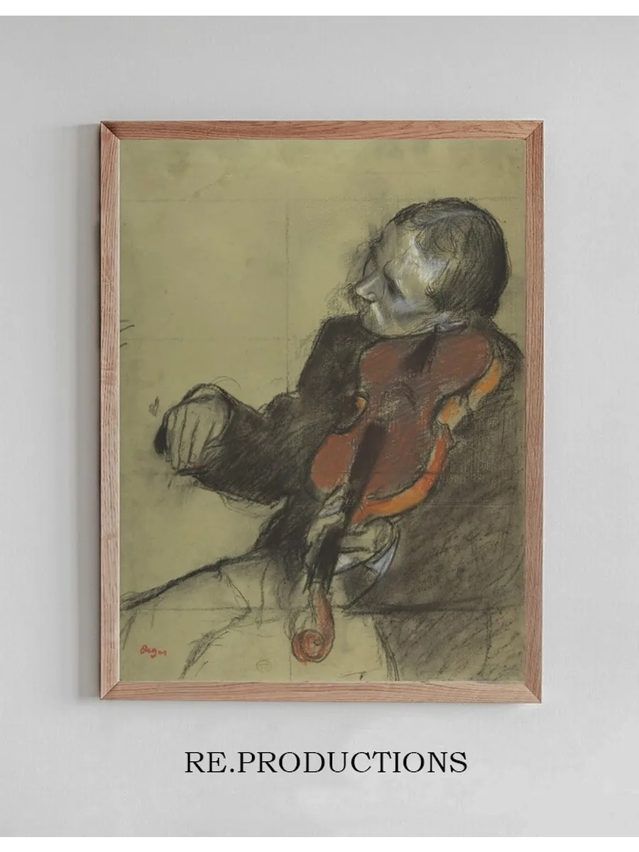 Violinist, Study for The Dance Lesson
