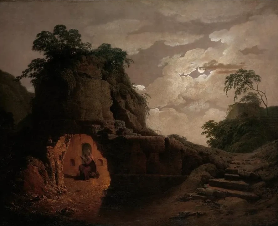 Virgil's Tomb by Moonlight, with Silius Italicus Declaiming