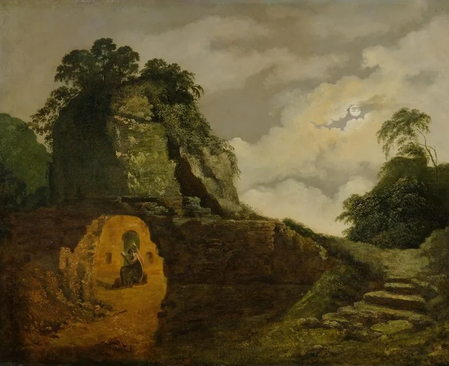 Virgil's Tomb by Moonlight, with Silius Italicus