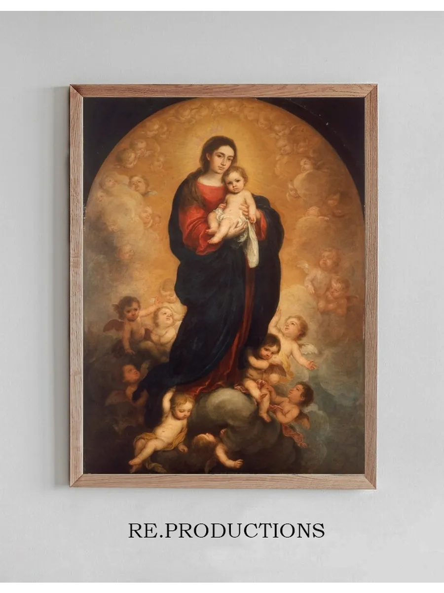 Virgin And Child In Glory