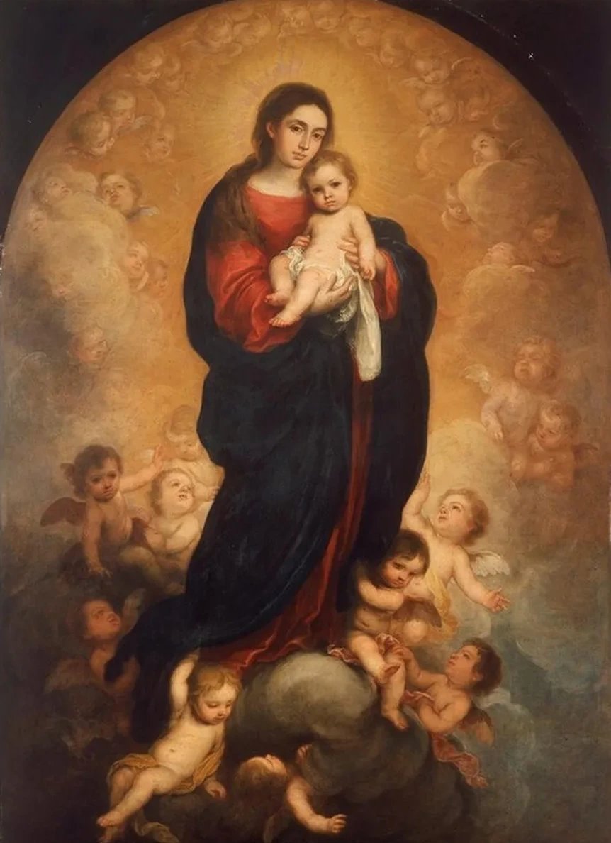 Virgin And Child In Glory