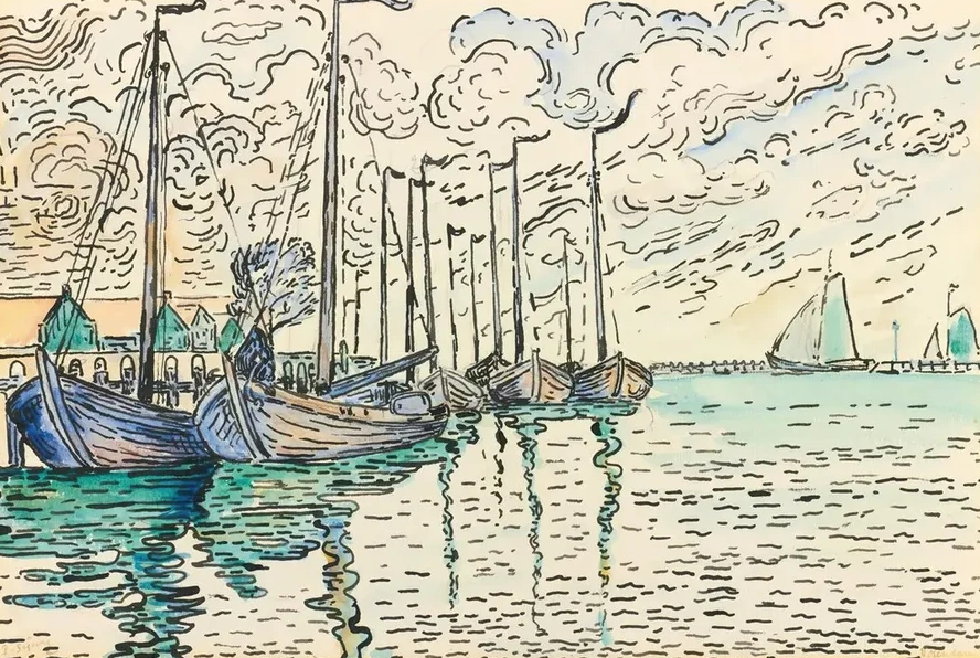 Volendam, Barques De P che