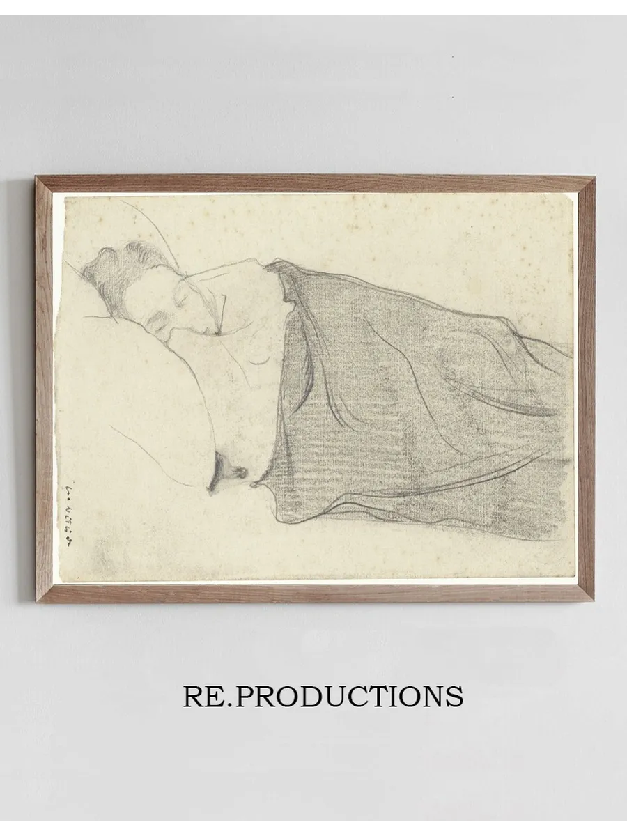 Vrouw van Richard Roland Holst in bed