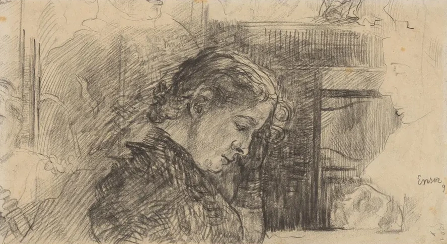 Vrouwenprofiel (mariette Rousseau) En Andere Figuren