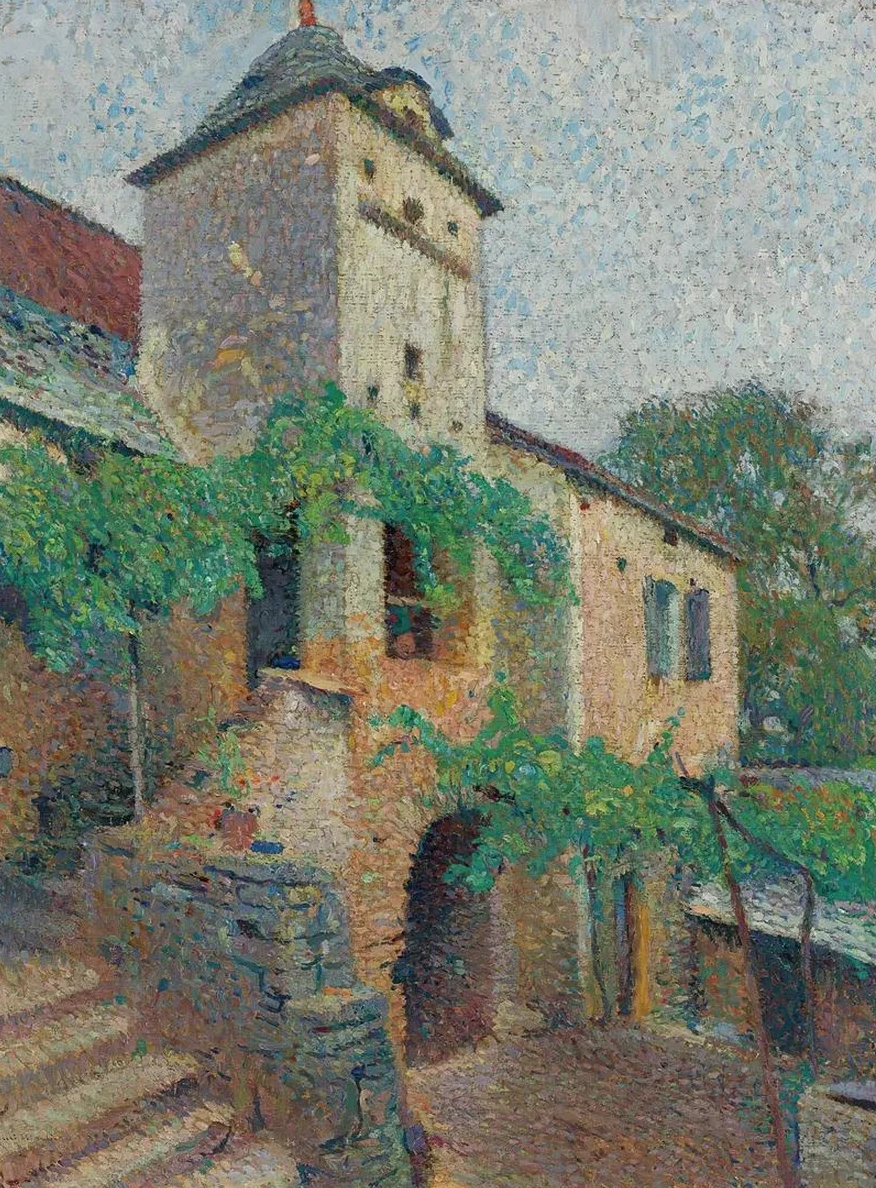Vue D une Ferme Avec Un Pigeonnier