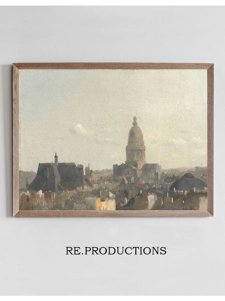 Vue Du Panth on Paris (view Of The Pantheon, Paris)