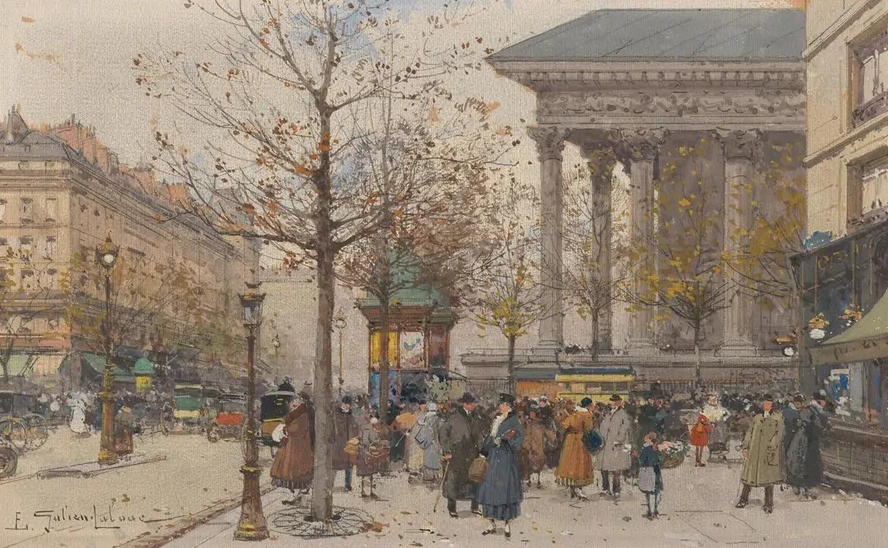 Vue Anim E de la Madeleine