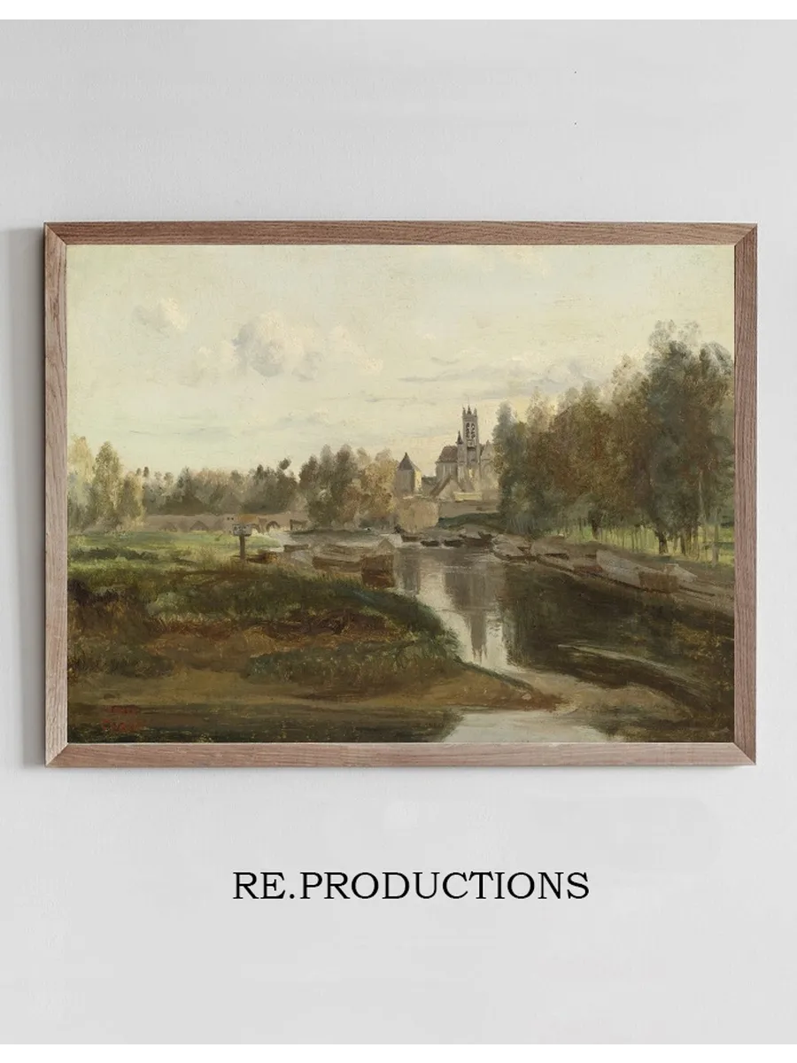 Vue de Moret - sur - Loing