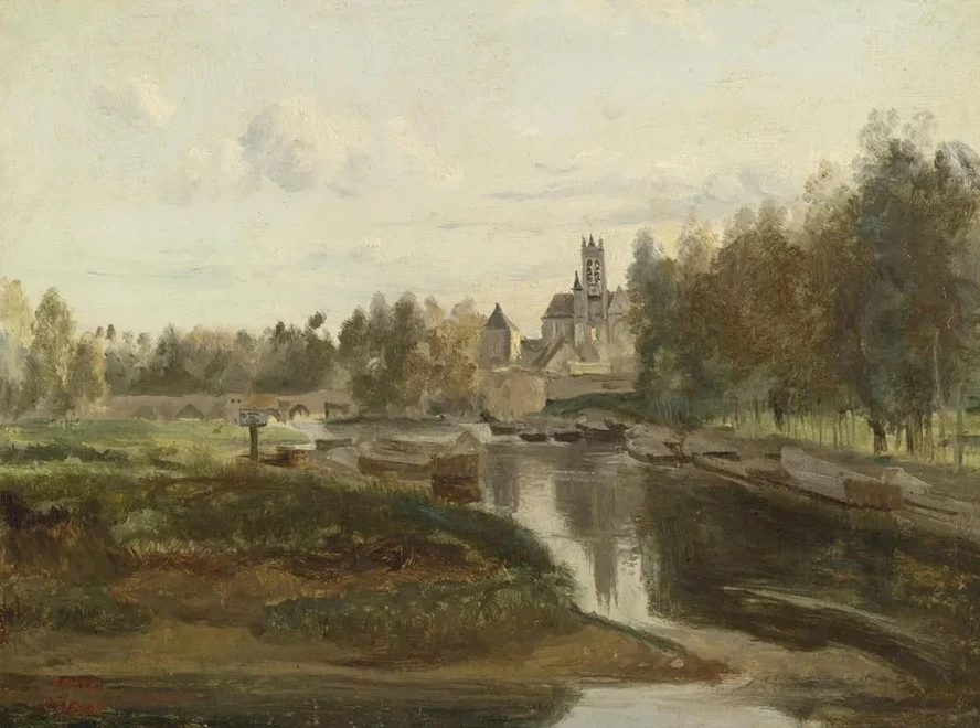 Vue de Moret - sur - Loing