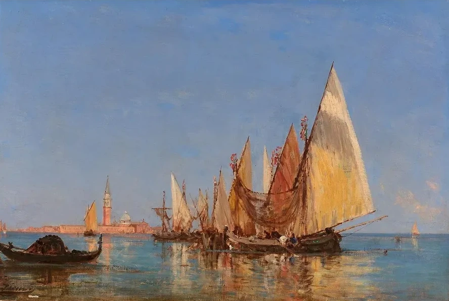 Vue de Venise avec San Giorgio Maggiore