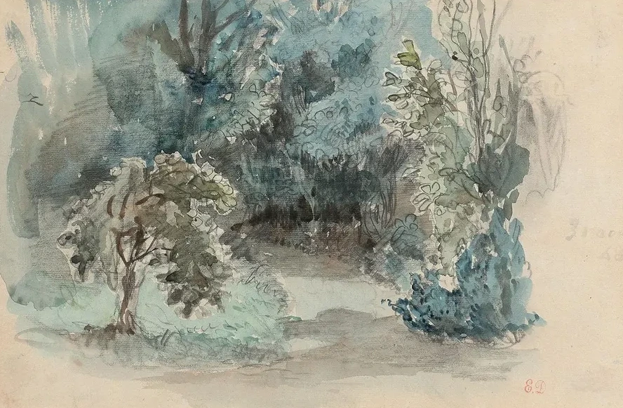 Vue Pr Sum E du Jardin de Champrosay