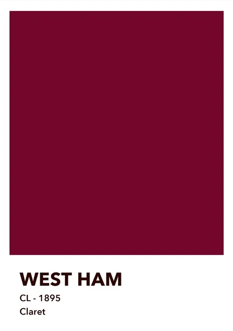 WEST HAM - Claret