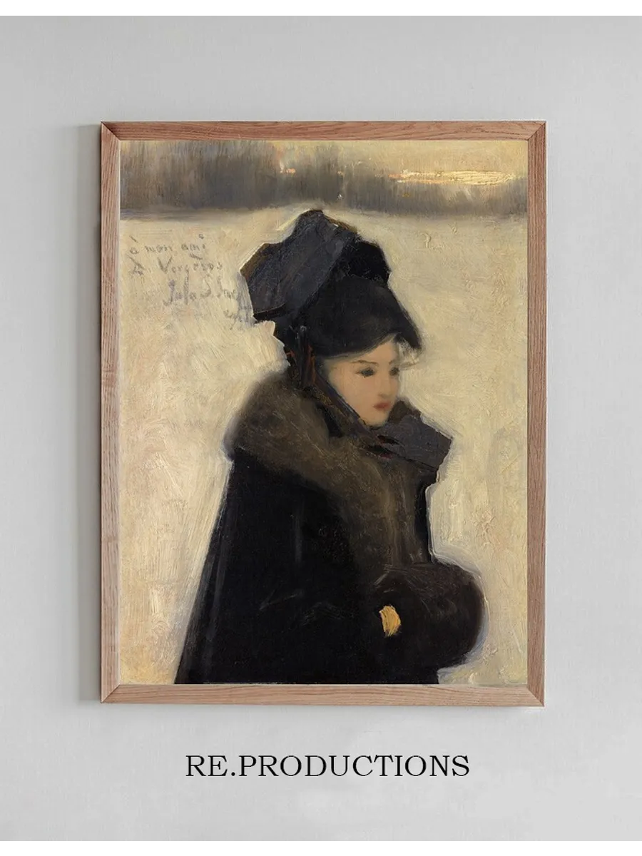 Woman WITH FURS