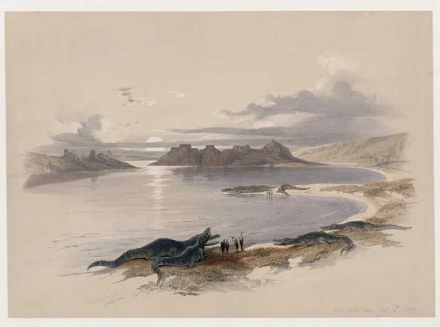 Wady Dabod Wadi Dabod, Nubia. Nov. 16th, 1838