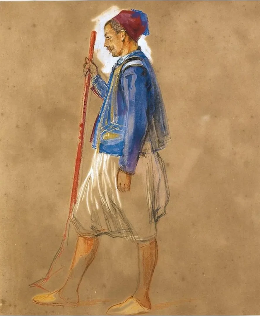 Walton - On - Thames A Study Of A Greek Man