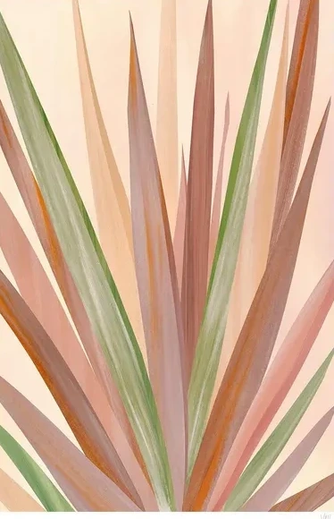 Warm Tone Spikey Leaf