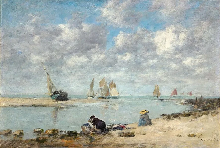 Washerwoman Near Trouville