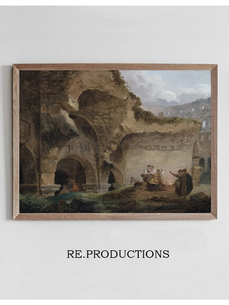 Washerwomen in the Ruins of the Colosseum