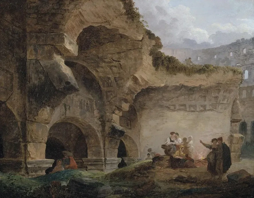 Washerwomen in the Ruins of the Colosseum