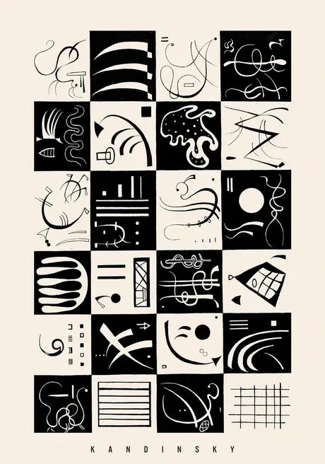 Wassily Kandinsky - Checkers