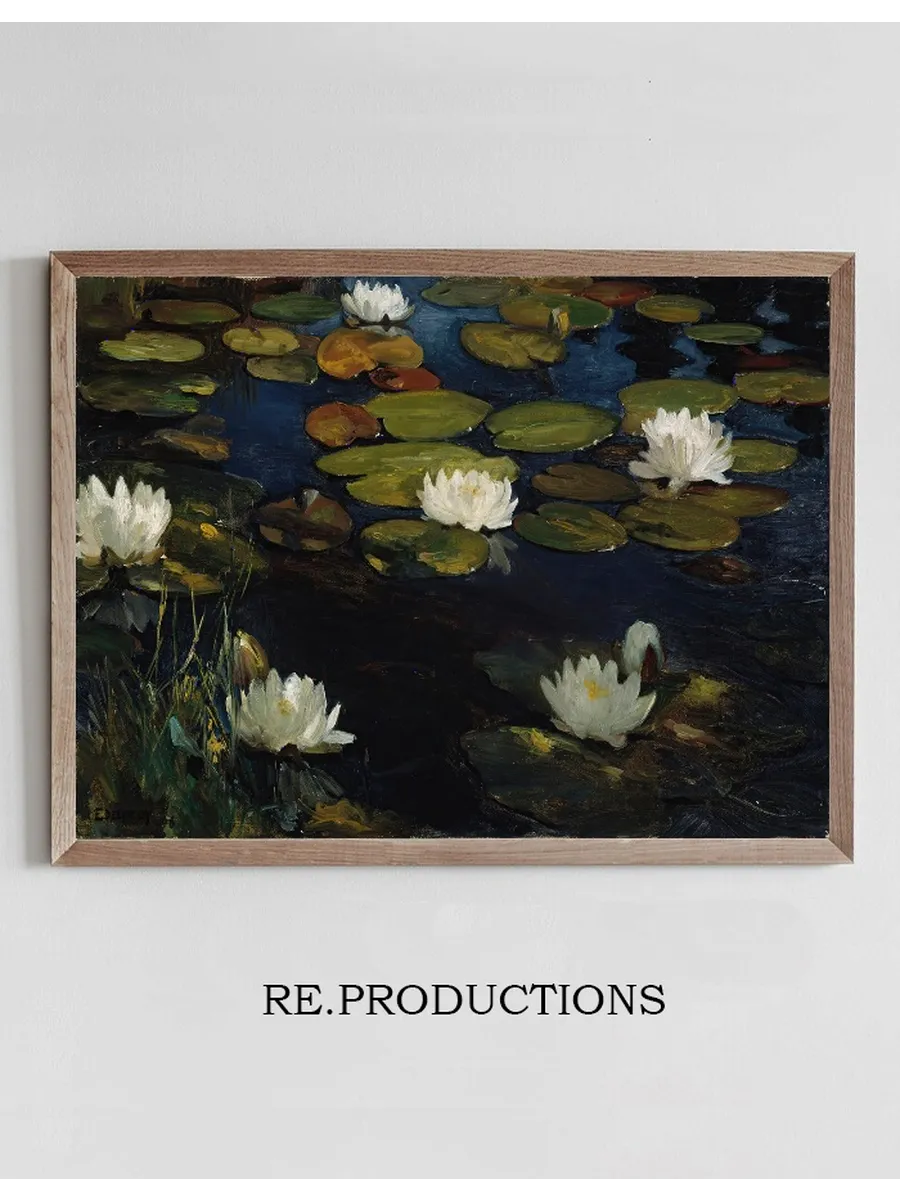 Water Lilies, Study for the Youth and a Mermaid