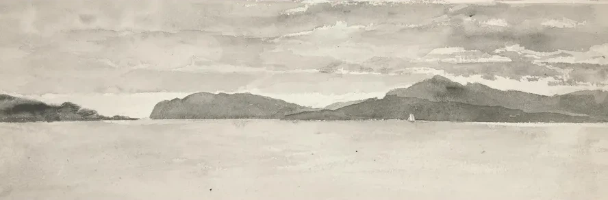 Water Scene Withlandscape