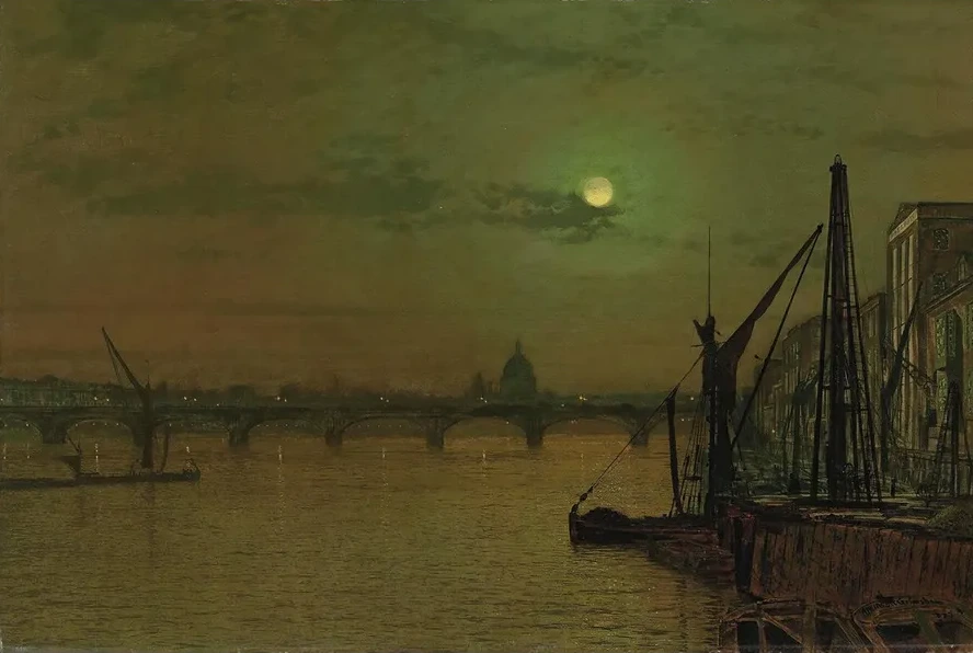 Waterloo Bridge, London, Looking East