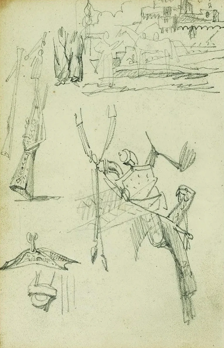 Weapon Studies, Compositional Study of Castle Scene