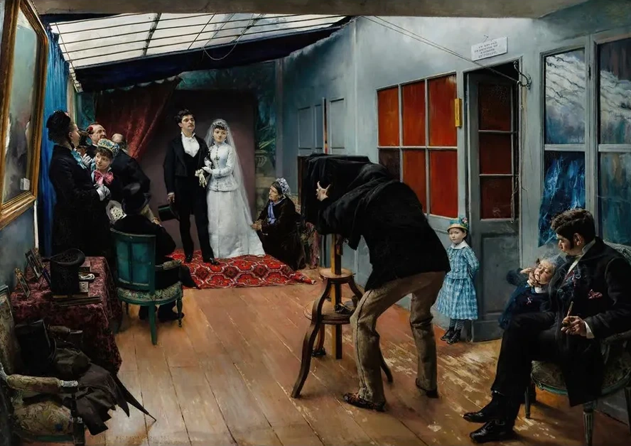 Wedding in the Photographer's Studio