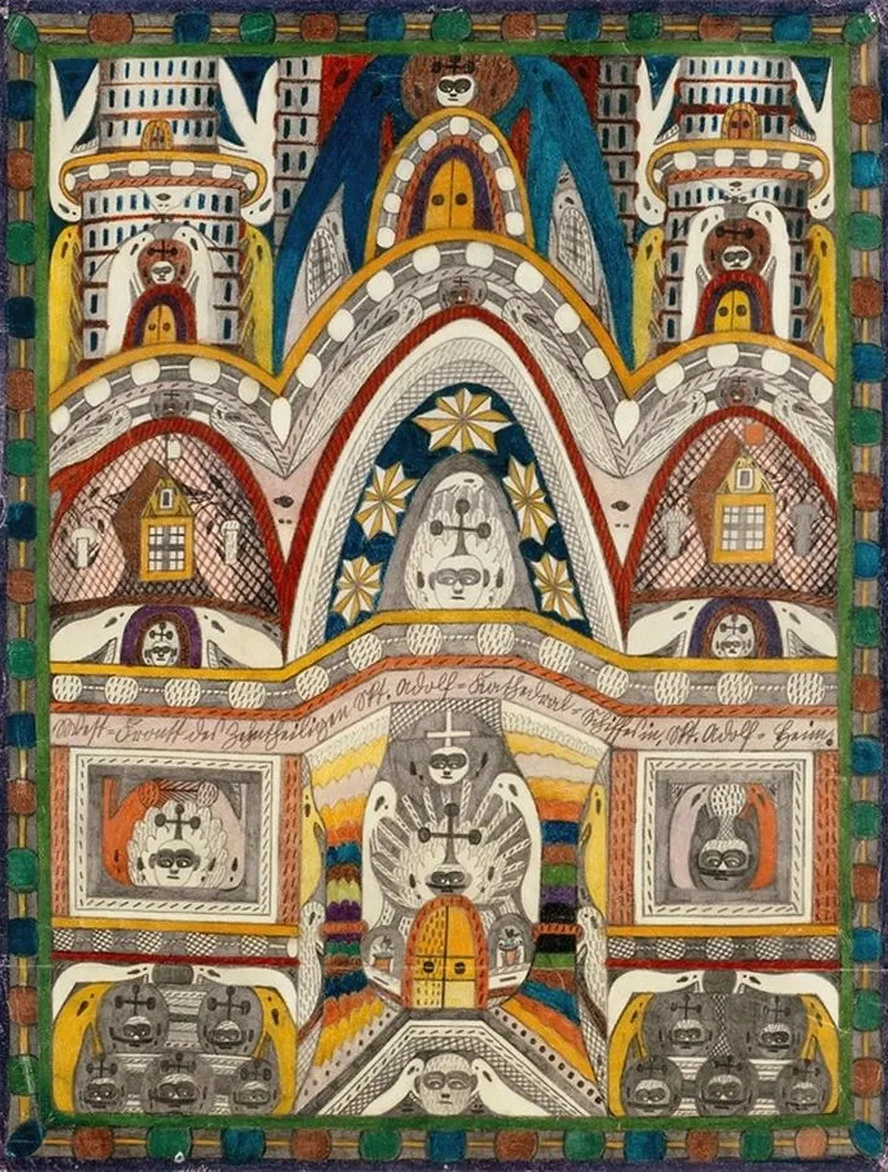 West Frontt des Zehntheiligen Skt. Adolf Kathedral Schiffes in, Skt. Adolf Heim