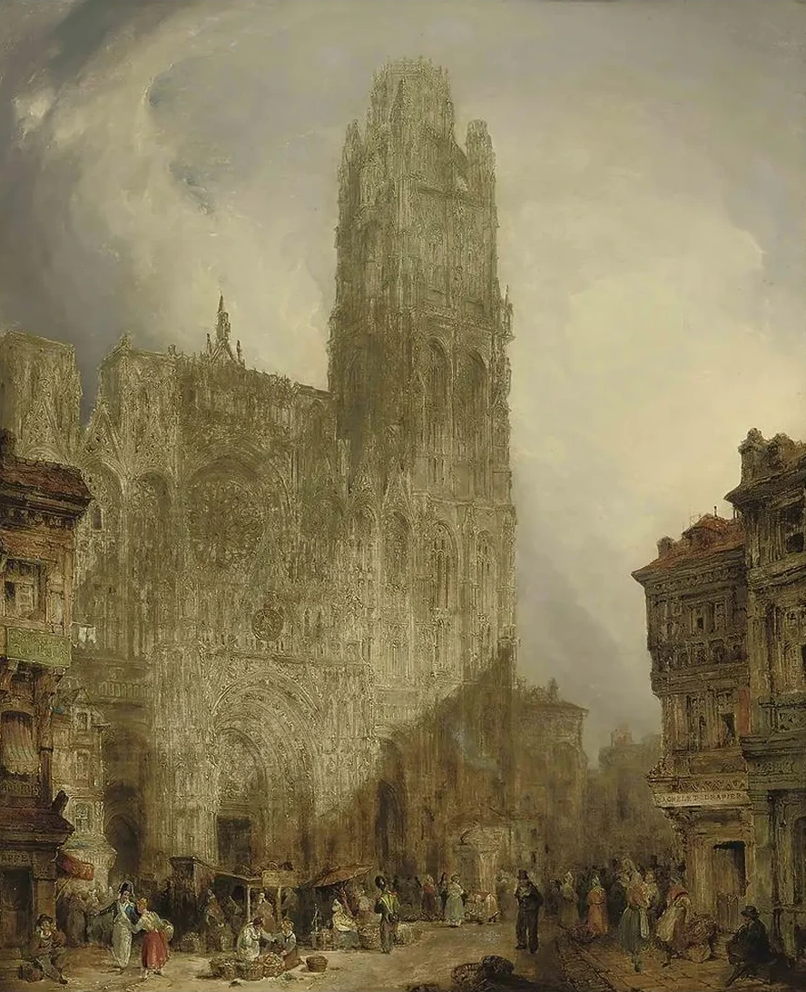 West front of Notre Dame Cathedral, Rouen