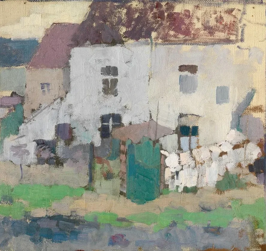 White Fa ades and Garden at Bosvoorde