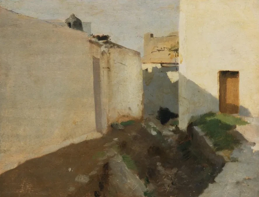White Walls in Sunlight, Morocco