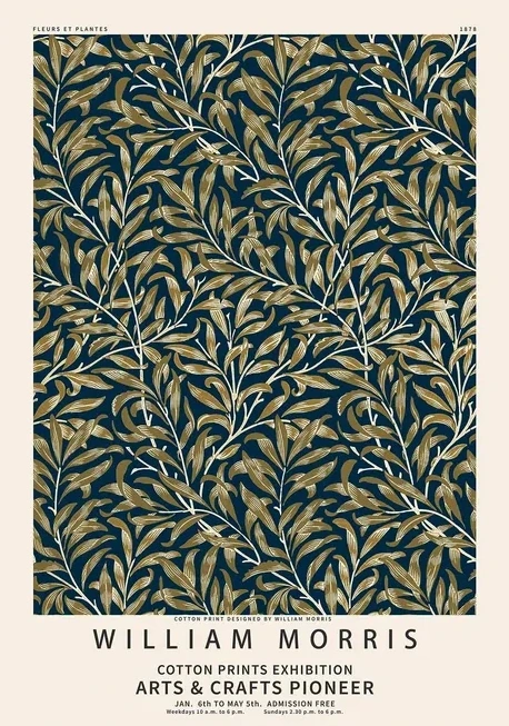 William Morris - Dark bamboo