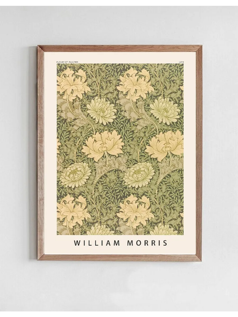 William Morris - Green Flowers