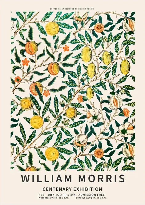William Morris - Tree with Fruits