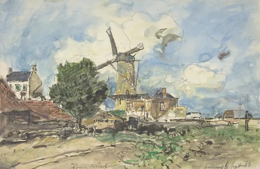 Wind Mill at Antwerp