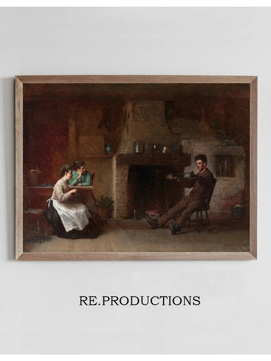 Winding Yarn (Interior of a Nantucket Kitchen)