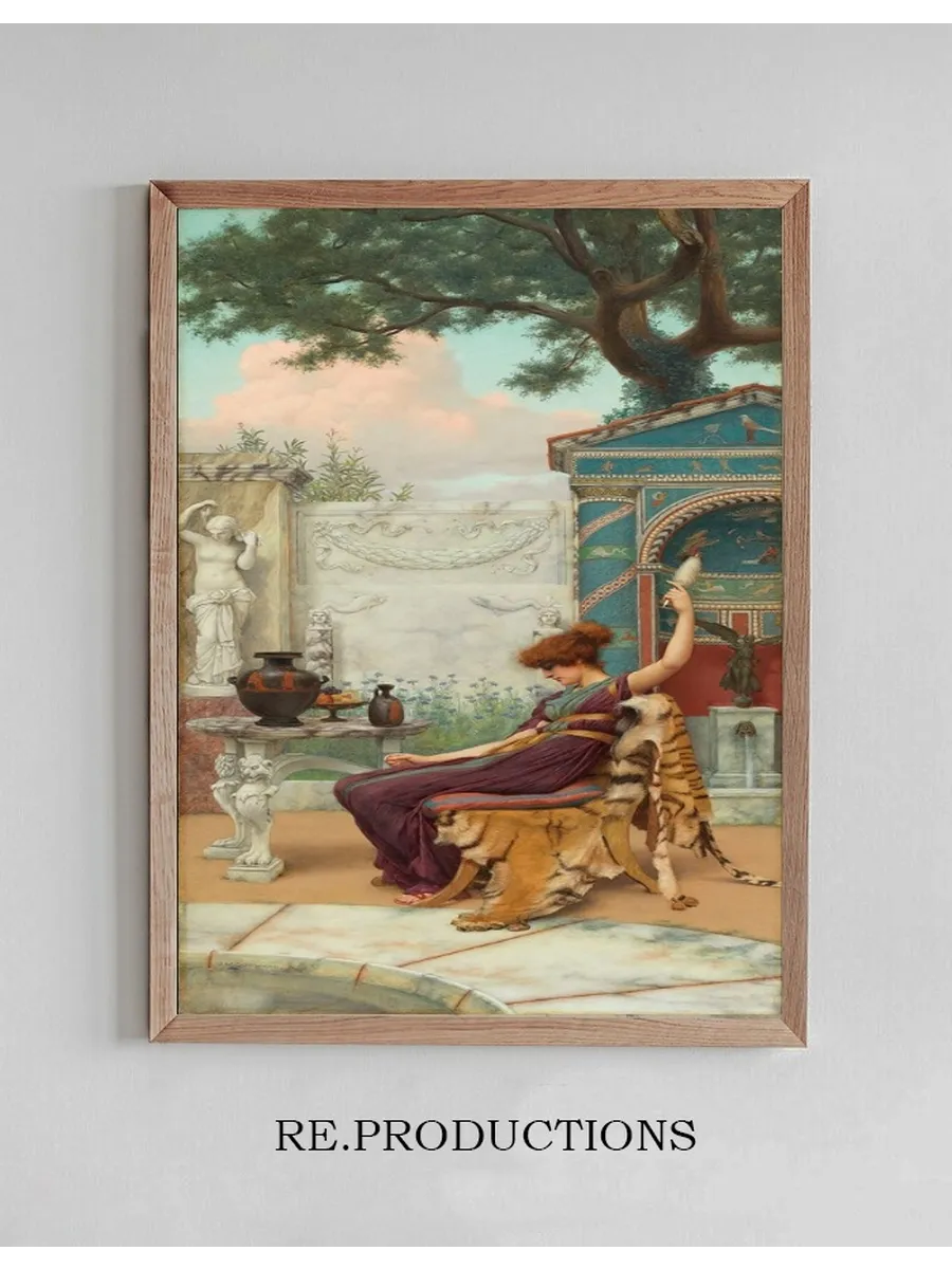 Winding Wool in a Pompeian Garden