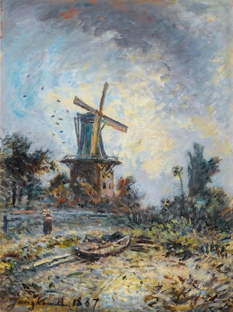 Windmill In Dordrecht