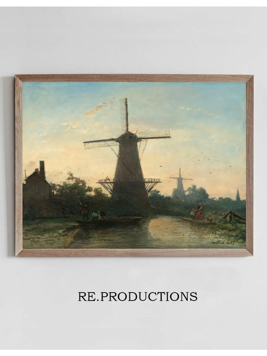 Windmills Near Rotterdam