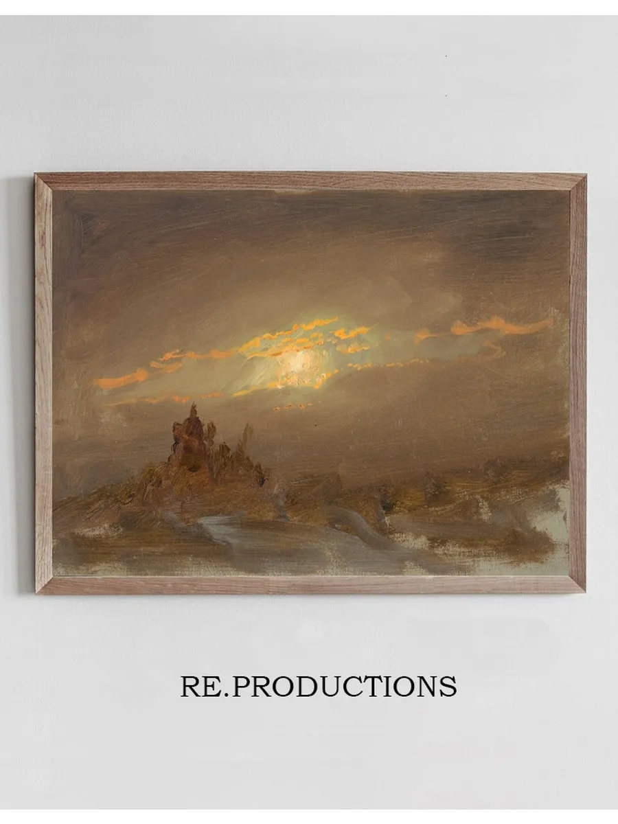 Winter Landscape at Moonlight