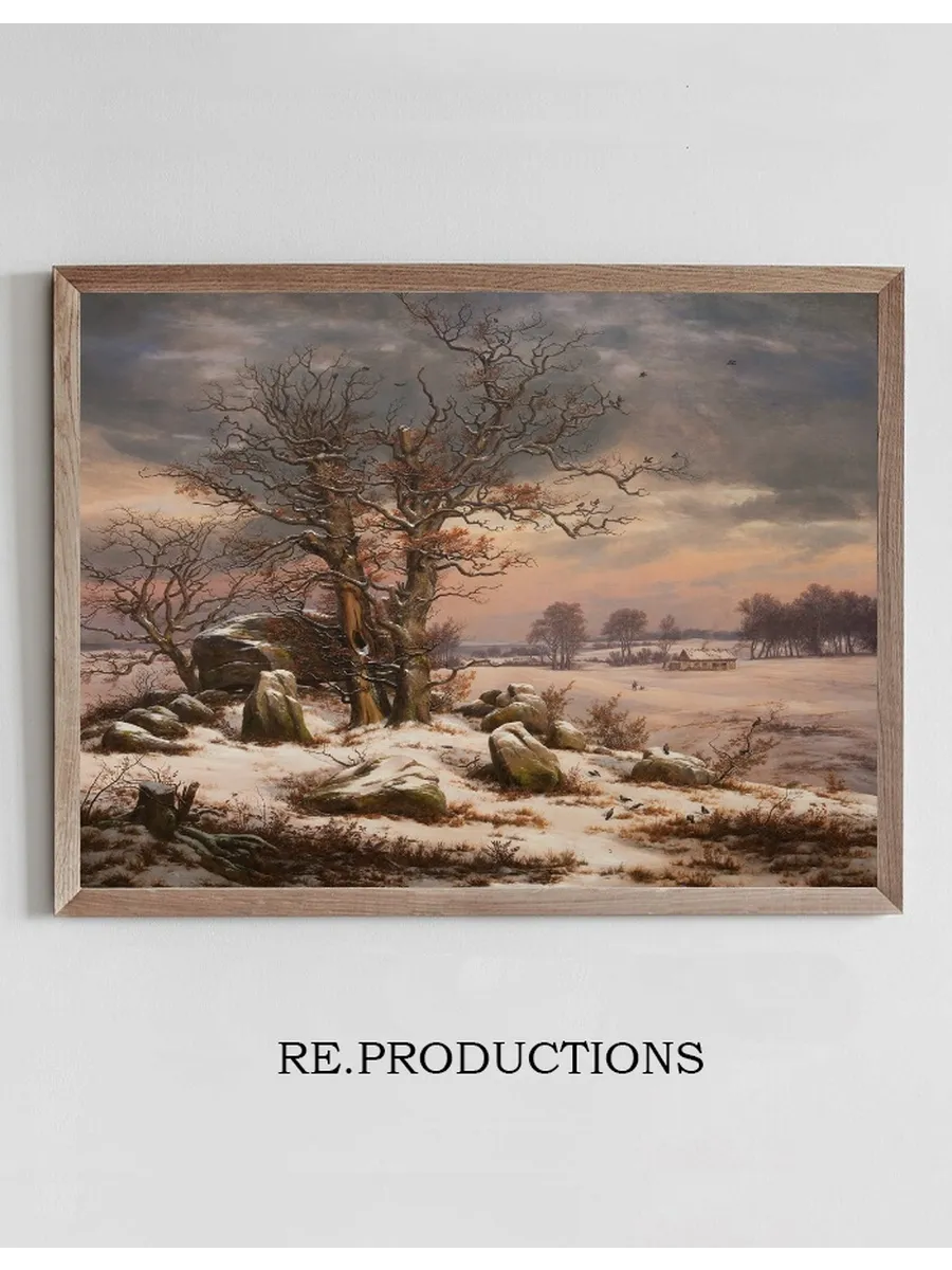 Winter Landscape Near Vordingborg, Denmark