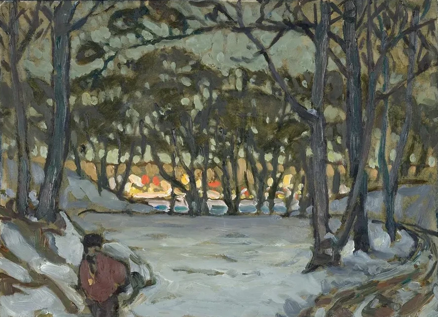 Winter Study from Djurg Rden, Stockholm